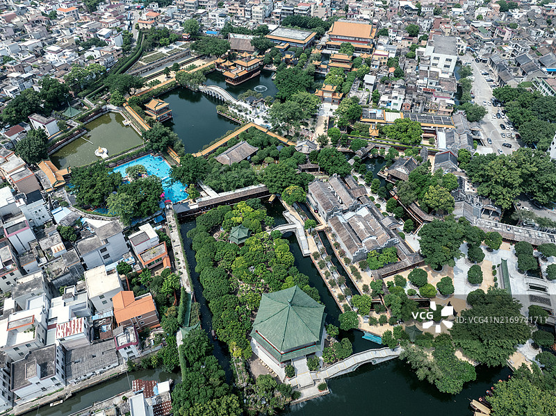 宝猫园的高角度视图图片素材