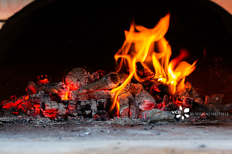 厨房 - 比萨烤箱加热图片素材