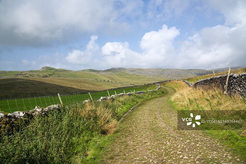 北约克英格尔顿山上美丽的夏日图片素材