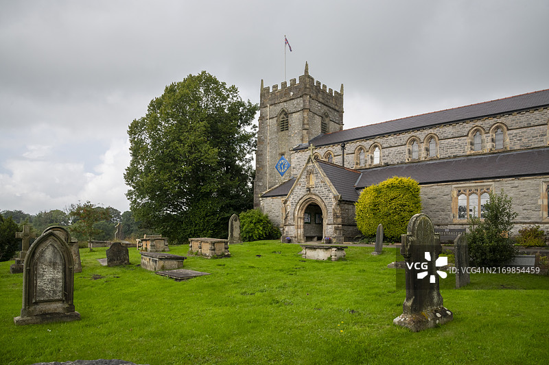 北约克郡英格尔顿圣玛丽教堂图片素材