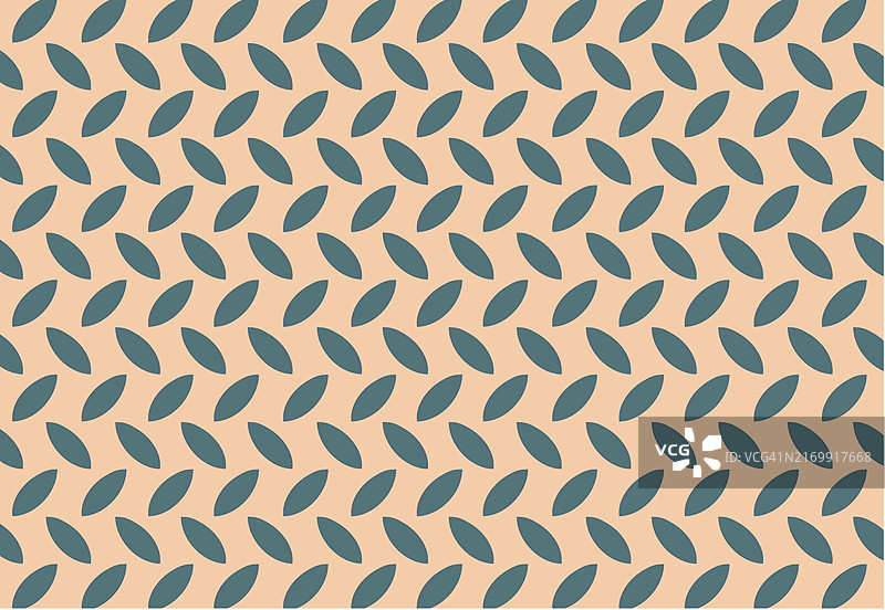 米色背景几何叶子无缝图案图片素材