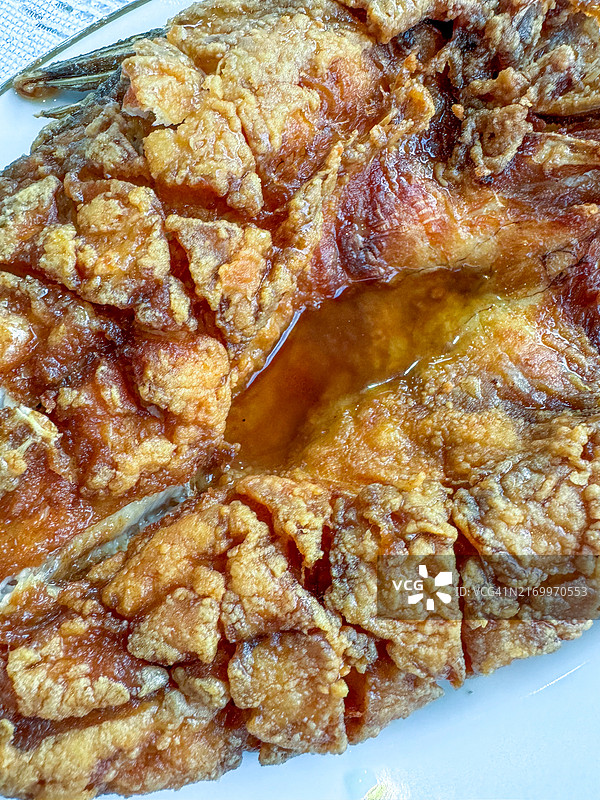 鱼露炸鲈鱼图片素材