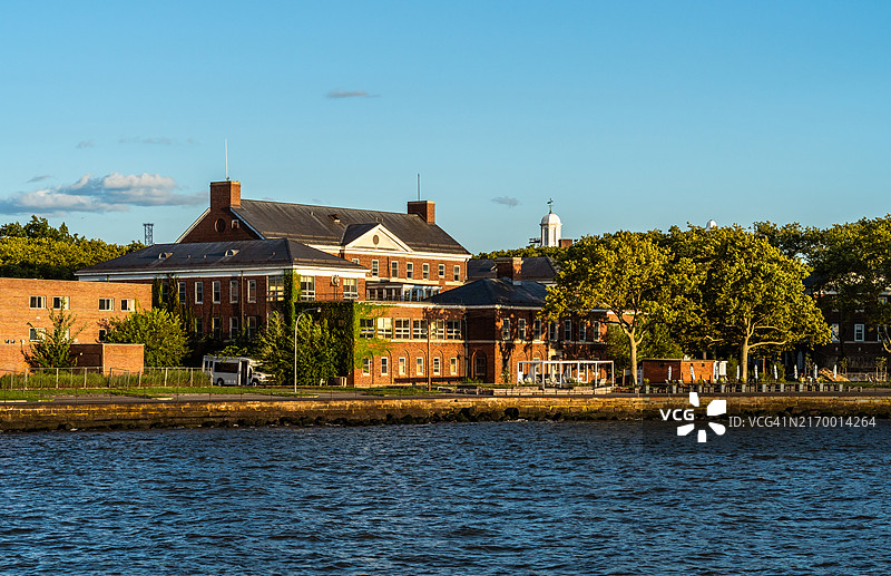 纽约州长岛日落景色图片素材