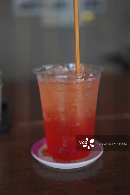 柚子苏打果汁图片素材