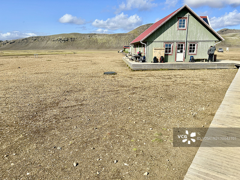 劳瓦维格尔徒步小屋图片素材