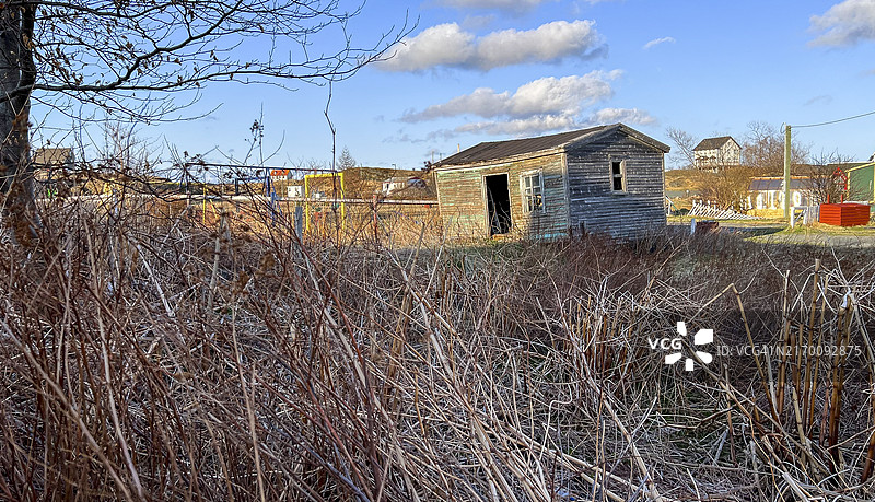 海边小镇的传统建筑图片素材
