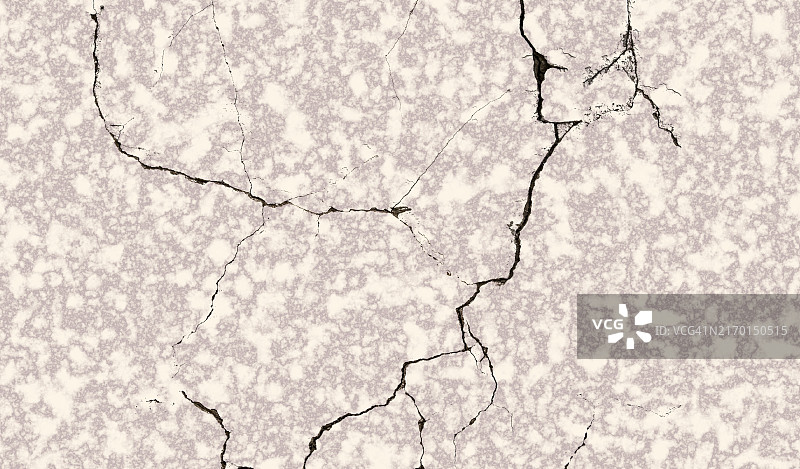 米色调裂纹大理石表面全画幅抽象背景图片素材