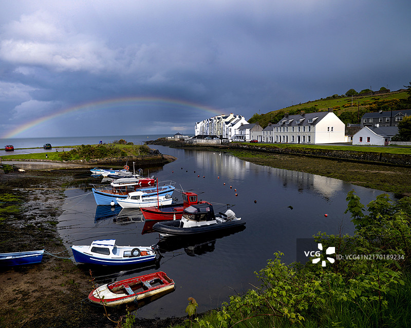 北爱尔兰安trim郡的库申登村图片素材