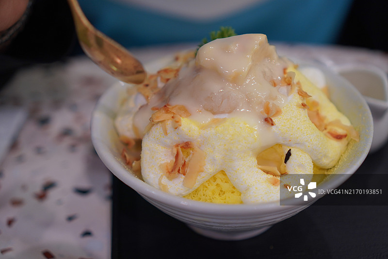 榴莲糯米冰图片素材