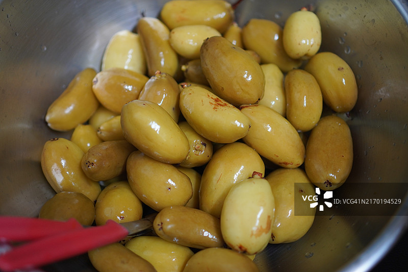 贡布藤黄发酵果实图片素材