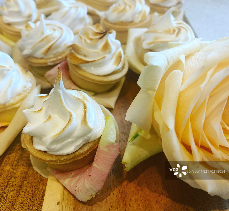 纸杯蛋糕特写，新西兰芒阿怀，北地图片素材