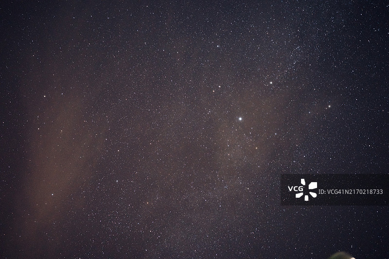 塞尔维亚中部天空中的星星图片素材