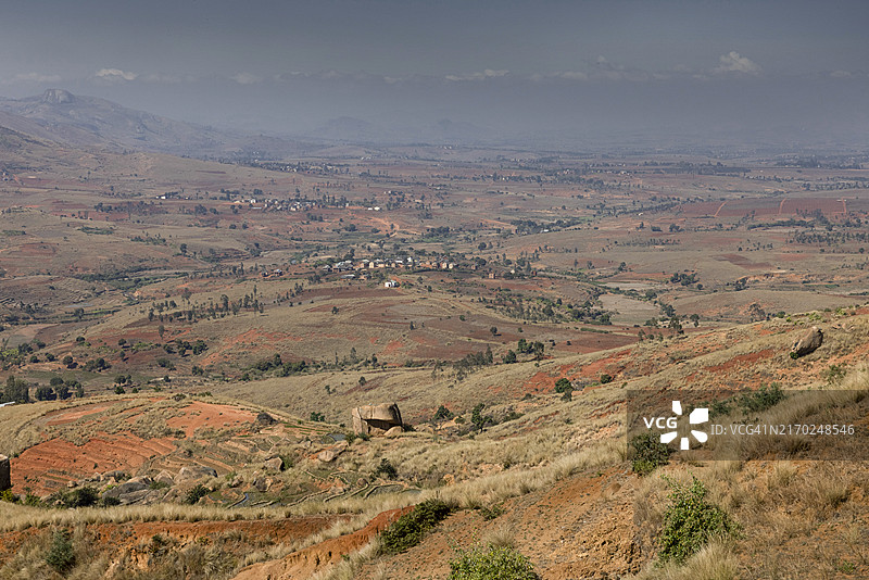 马达加斯加菲亚纳兰楚阿附近的梯田图片素材