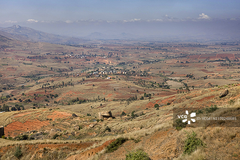 马达加斯加菲亚纳兰楚阿附近的梯田图片素材