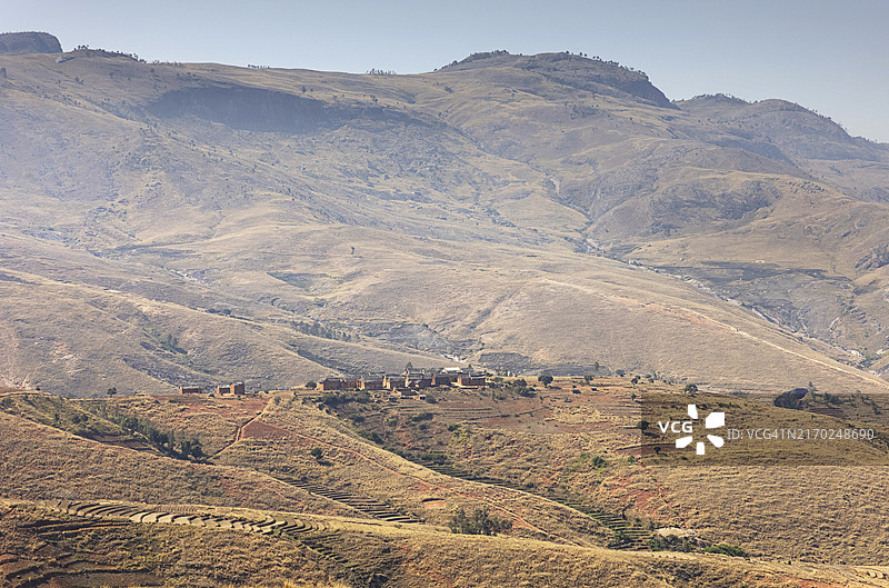 马达加斯加菲亚纳兰楚阿附近的梯田图片素材