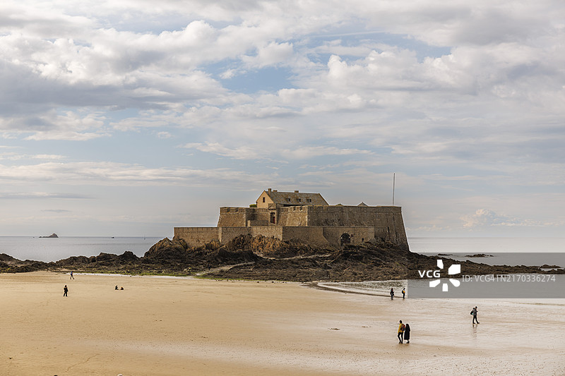 法国布列塔尼圣马洛图片素材