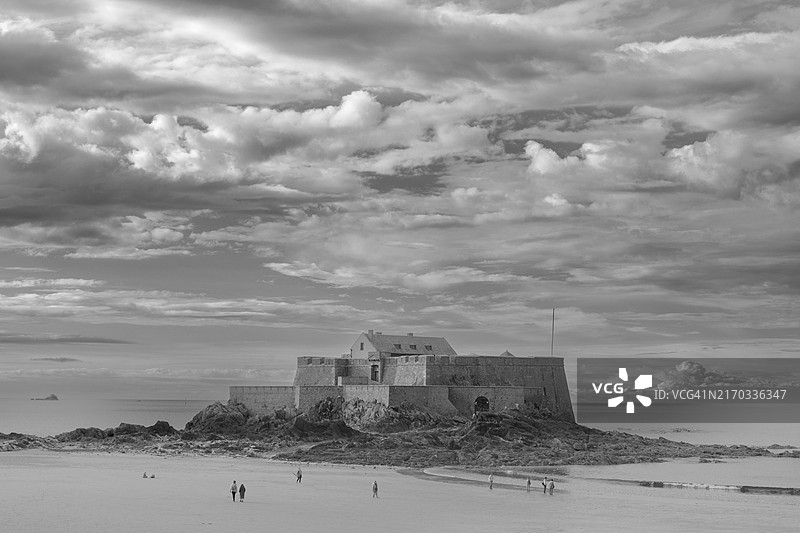 法国布列塔尼圣马洛图片素材