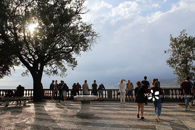 法国尼斯城堡山图片素材