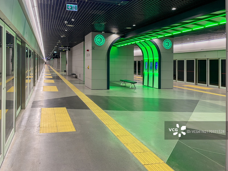 新伊斯坦布尔机场地铁图片素材