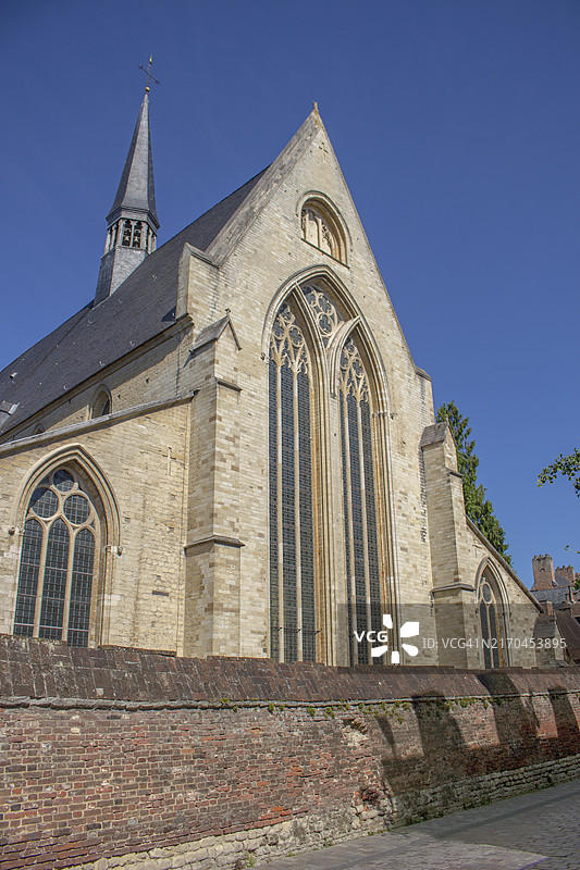 圣约翰·德·多珀克教堂，鲁汶大贝居安会院，比利时图片素材
