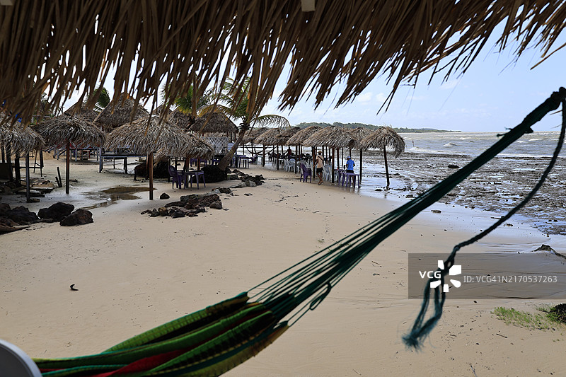 巴西马拉若岛的佩斯奎罗海滩图片素材