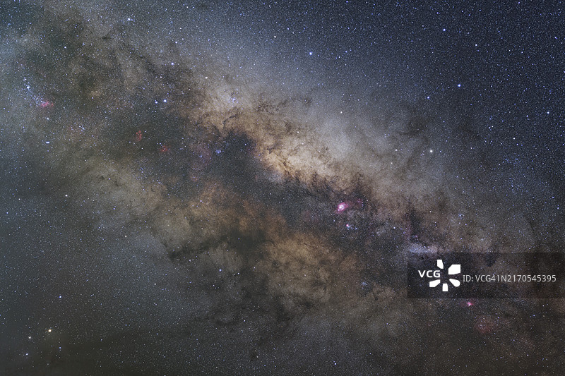 在非洲纳米比亚拍摄的银河星空图图片素材