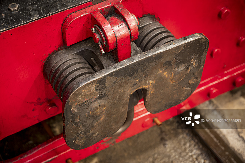 修复后的蒸汽机车特点图片素材