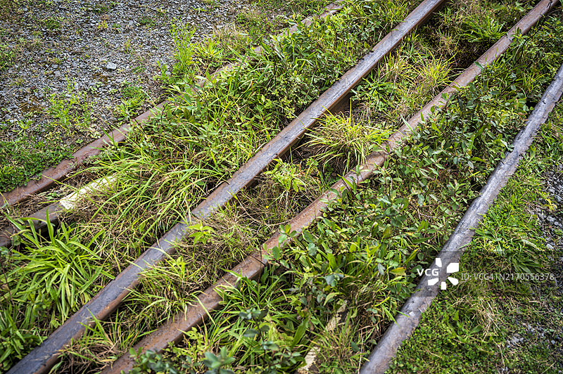 窄轨铁路轨道图片素材