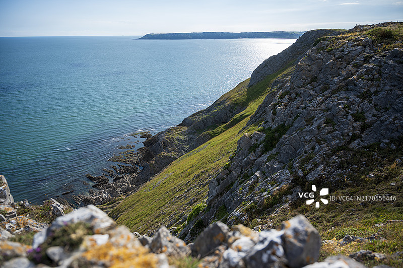 戈尔半岛海岸风光图片素材