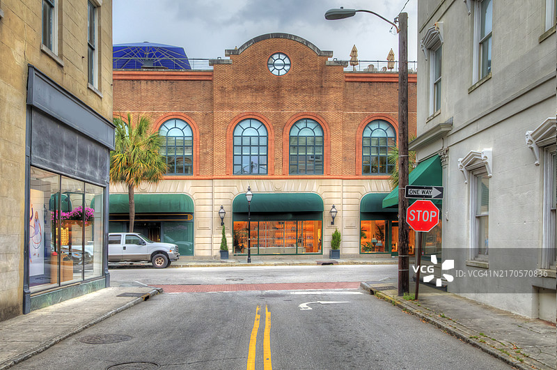 国王街与博福街交叉口图片素材