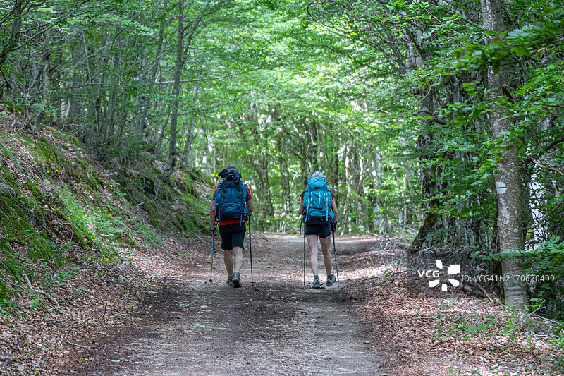 徒步旅行者图片素材