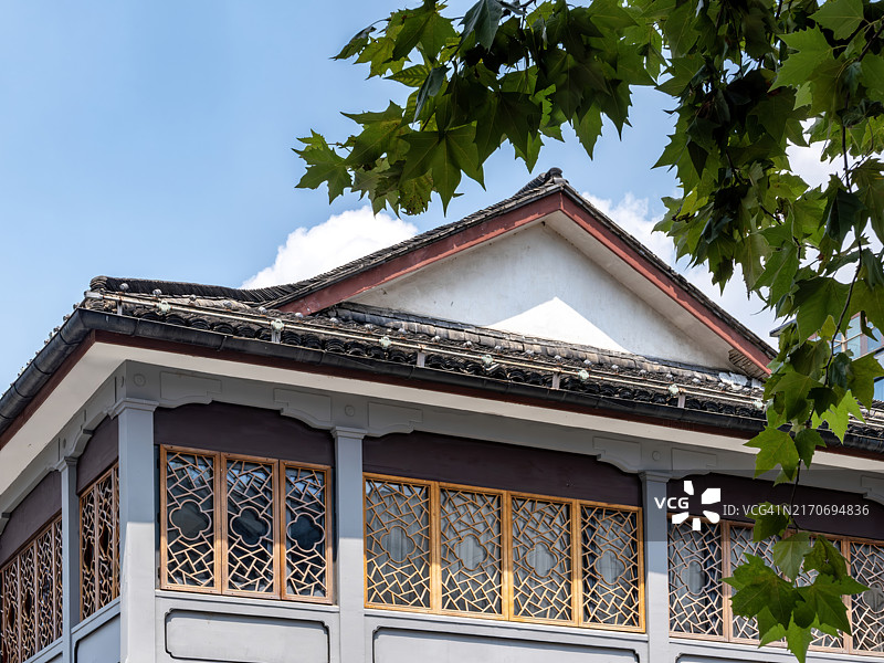 传统中式建筑屋檐图片素材