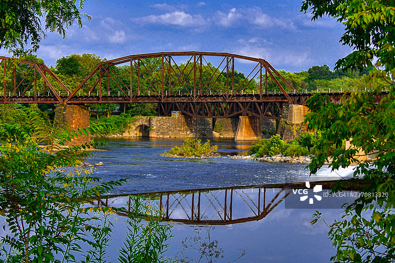 伊斯顿-菲利普斯堡铁路桥图片素材