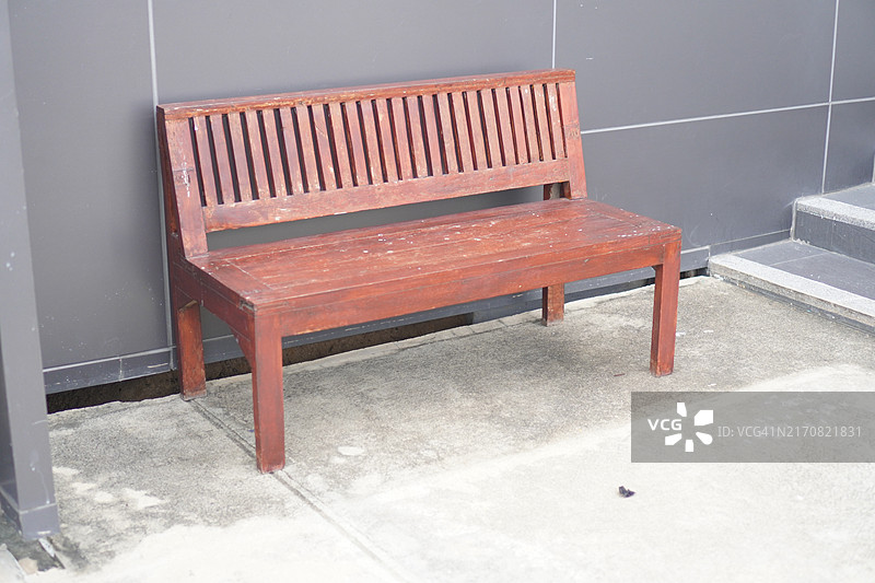 木制长椅图片素材