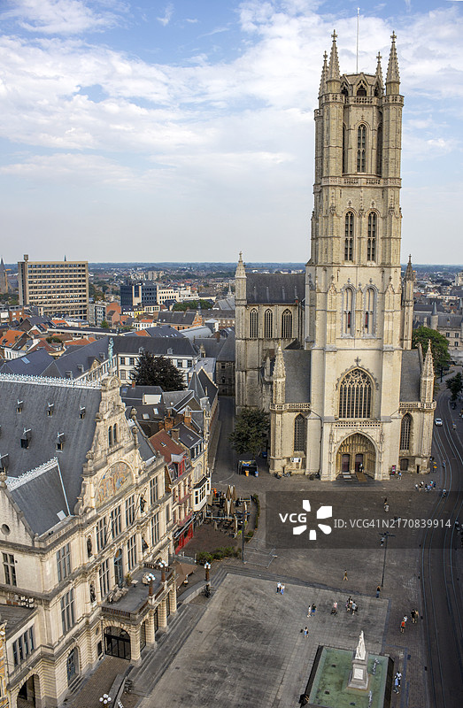 比利时根特圣巴夫主教座堂图片素材