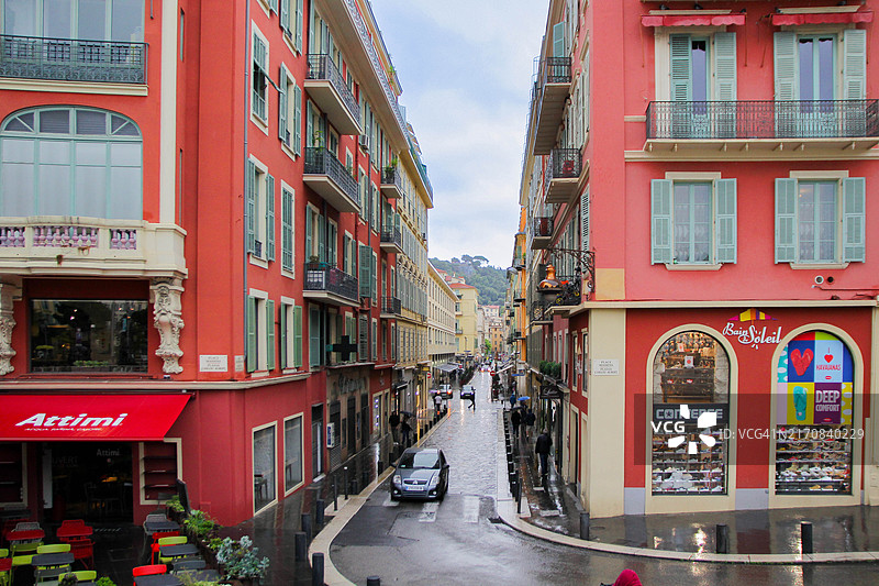 法国尼斯亚历山大·马里街图片素材