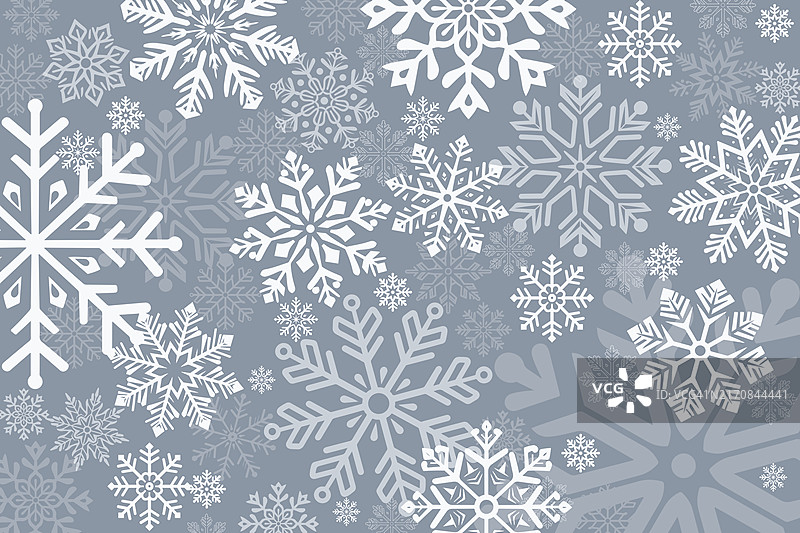 节日雪花圣诞蓝灰色背景图片素材