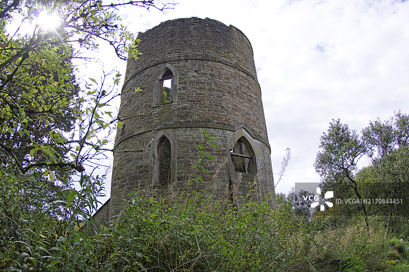圆形机车库图片素材