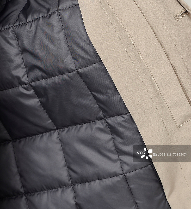 绗缝夹克内衬图片素材