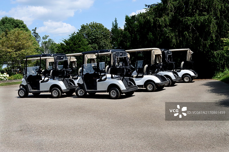 高尔夫球车图片素材