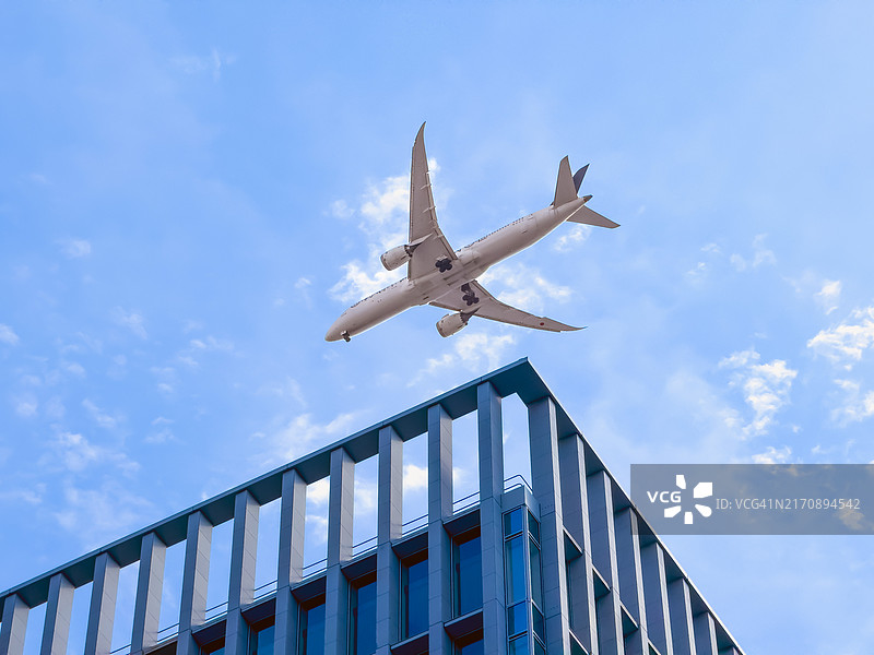 飞越Osaki的波音787-9梦想客机图片素材