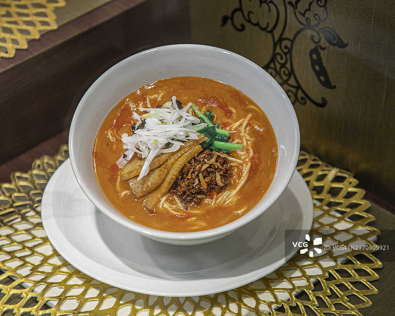 担担面食物模型展示图片素材