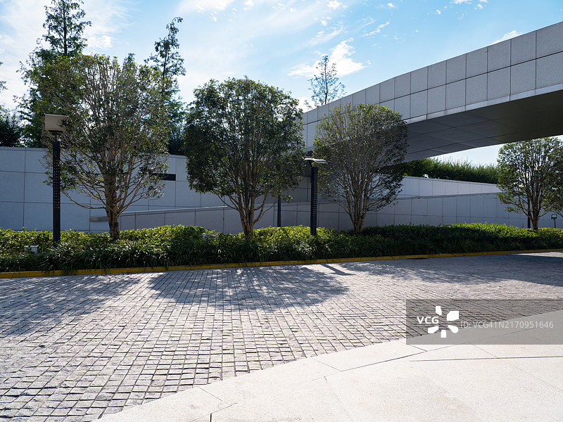 空砖路图片素材