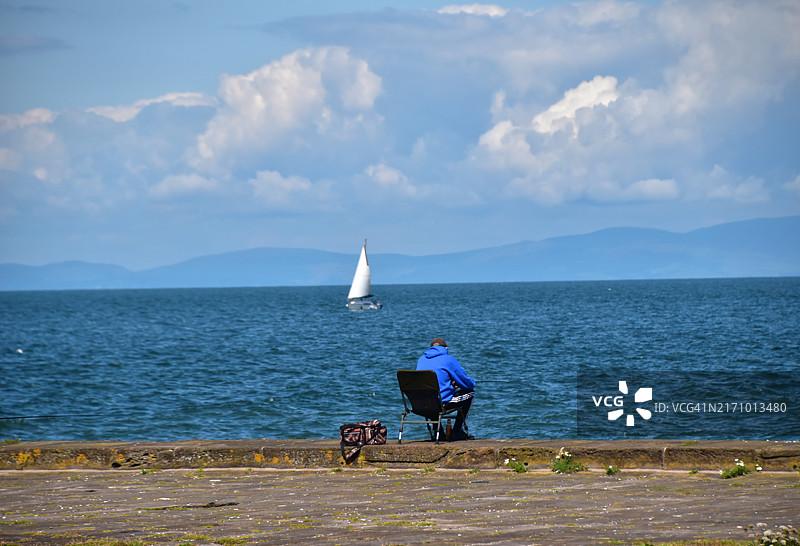 英国坎布里亚郡怀特黑文港图片素材
