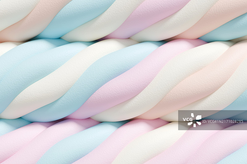 条纹棉花糖图片素材