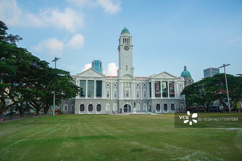 维多利亚剧院和音乐厅的优美景色图片素材