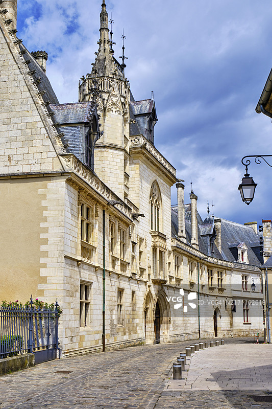 法国谢尔省布尔日雅克·科埃尔宫图片素材