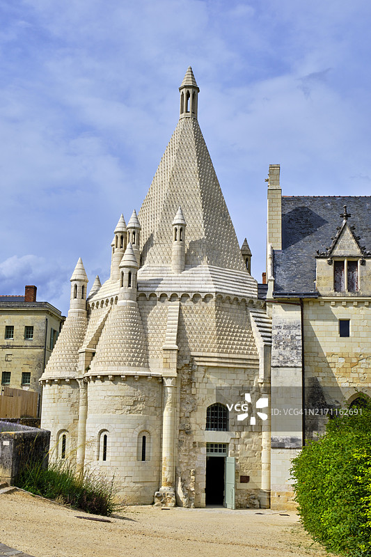 法国曼恩-卢瓦尔省丰特夫罗皇家修道院图片素材