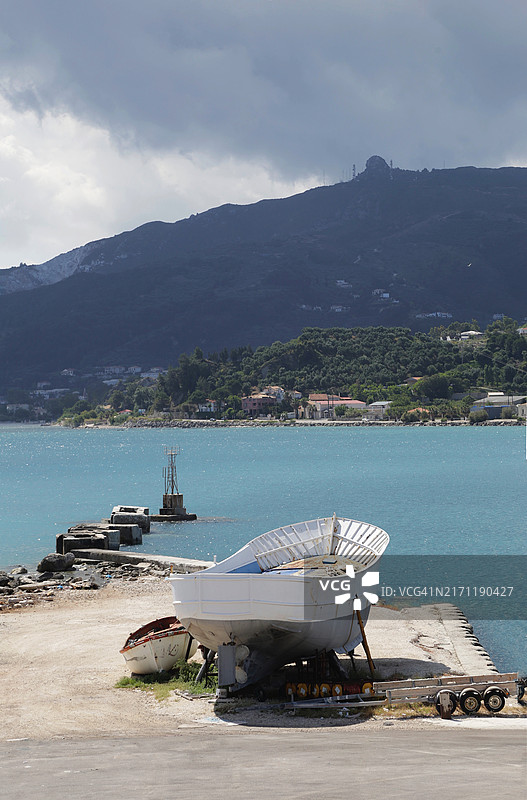 希腊扎金索斯海景风光图片素材