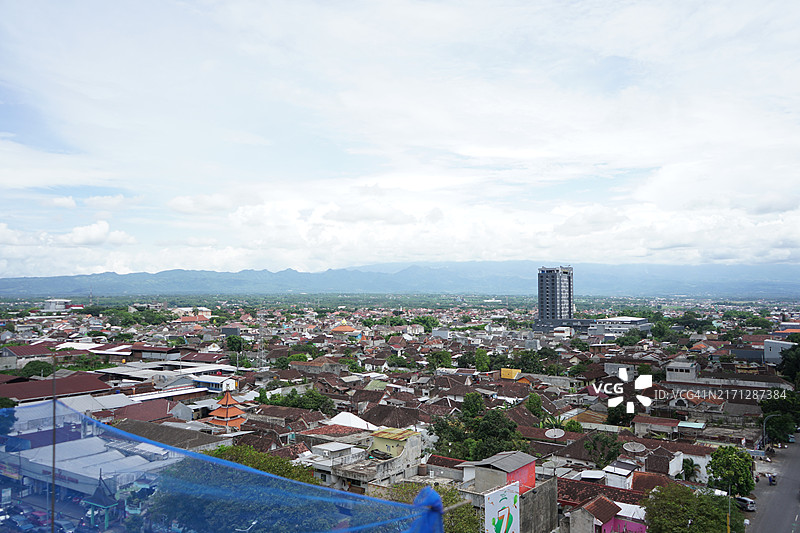 城市顶楼景观图片素材